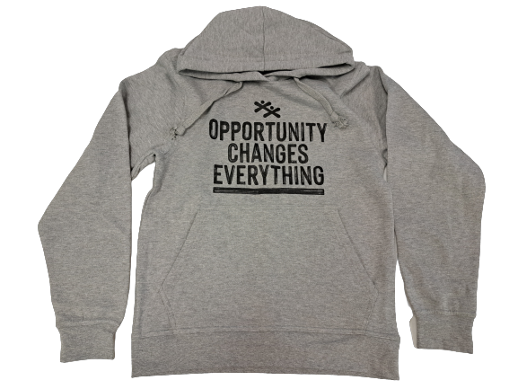 New Logo- Grey Hoodie